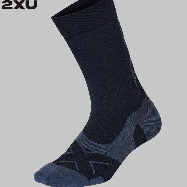 2XU ツータイムズユー ベクター ライトクッション クルーソックス UA7005E BLKTTM ...