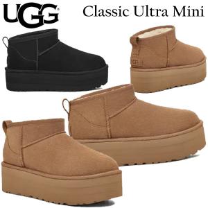 UGG アグ 海外正規品 Classic Ultra Mini クラシックウルトラミニ シューズ ムートンブーツ 1135092 レディース 厚底ブーツ 即納