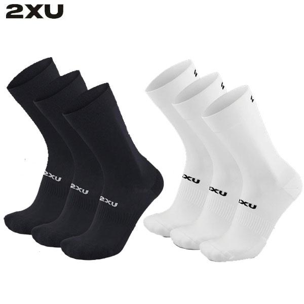 2XU ツータイムズユー Crew Socks 3 Pack UQ7238E 靴下