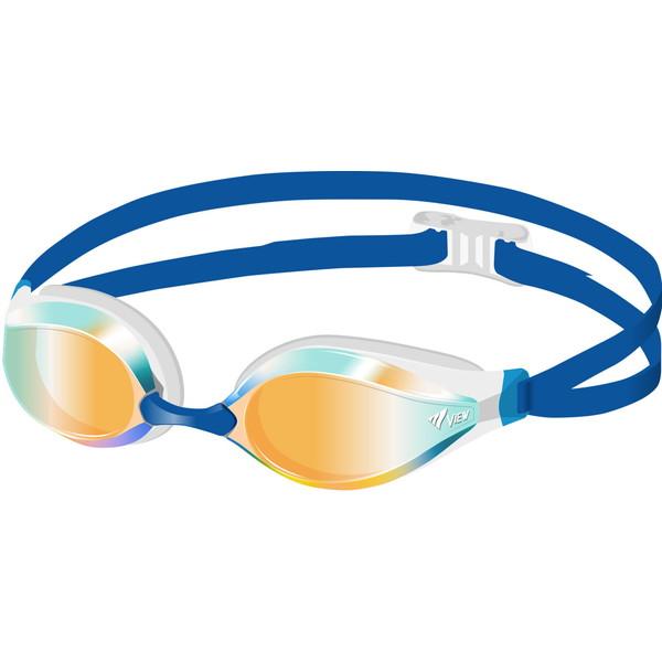 VIEW ビュー クッション付きレーシングゴーグル AILE ミラータイプ 水泳 ゴーグル・一般 V...