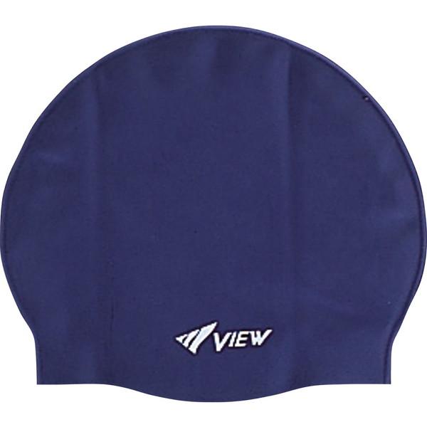 VIEW ビュー シリコンワンポイントキャップ 水泳 帽子 V31-NBL スイムキャップ 水泳帽