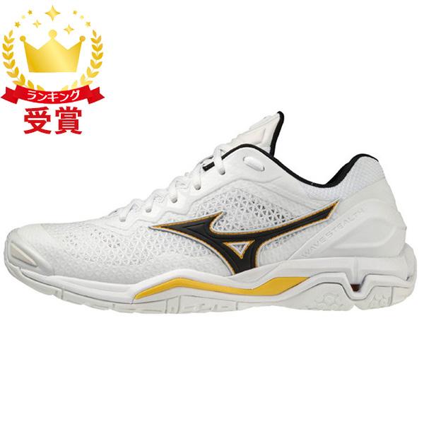 MIZUNO ミズノ ウエーブステルス V ハンドボール＆フィールドホッケー シューズ X1GA18...