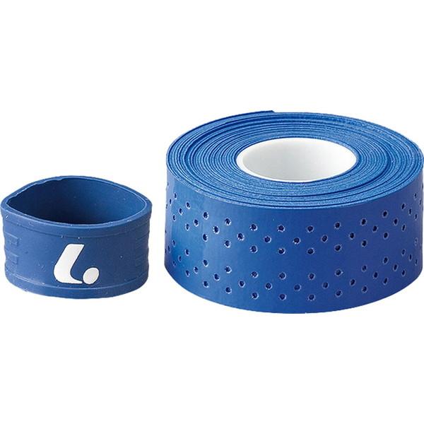 LUCENT ルーセント グリップテープ3本入 ラバーバンド付 ブルー テニス XLE5247