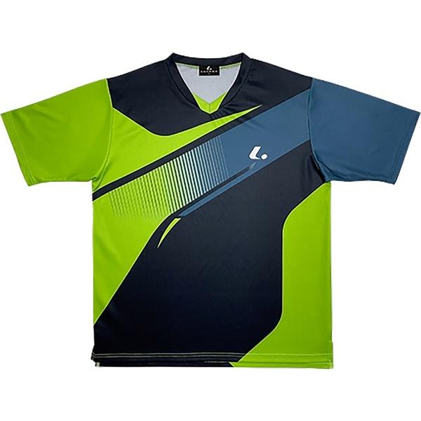 LUCENT ルーセント Uni ゲームシャツ 襟なし テニス ゲームシャツ XLH3415 半袖