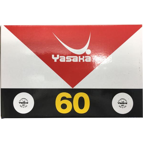 ヤサカ Yasaka 卓球練習球 ヤサカプラスペリオールボール ホワイト 60個入り A53