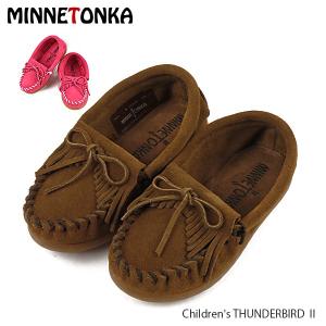 『MINNETONKA-ミネトンカ-』KILTY SUEDE MOC Children's キッズ フリンジモカシン