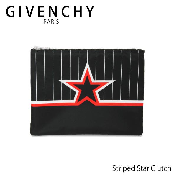 GIVENCHY ジバンシー Striped Star Clutch クラッチバッグ BK600JK...
