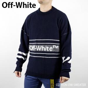 Off-White オフホワイト COTTON OW SWEATER-コットン ロゴ セーター OMHE016R19C16021｜lag-onlinestore