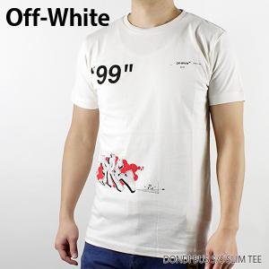 Off-White オフホワイト DONDI BUS S/S SLIM TEE ドンディ バス スリム 半袖Tシャツ OMAA027R19185006｜lag-onlinestore