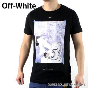 Off-White オフホワイト DONDI SQUARE S/S SLIM TEE ドンディ スクエア スリム 半袖Tシャツ OMAA027R19185008｜lag-onlinestore