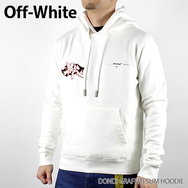 Off-White オフホワイト DONDI GRAFFITI SLIM HOODIE ドンディ グ...