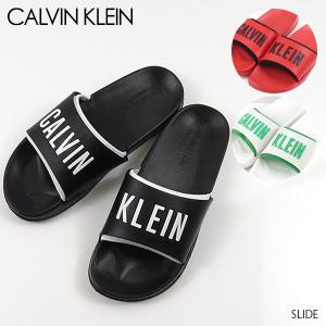 《返品交換不可》『Calvin Klein-カルバンクライン-』レディース　スライド　シャワーサンダル　〔KW0KW00779〕