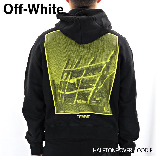 Off-White オフホワイト ハーフトーン オーバー フーディ メンズ  長袖 スウェットパーカ...