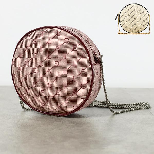 STELLA McCARTNEY ステラマッカートニー Mini Round Bag Monogra...