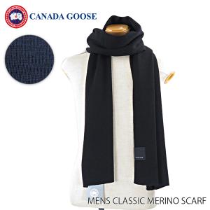 【並行輸入品】CANADA GOOSE Classic Merino Scarf メンズ クラシック メリノ スカーフ ウール 5119M