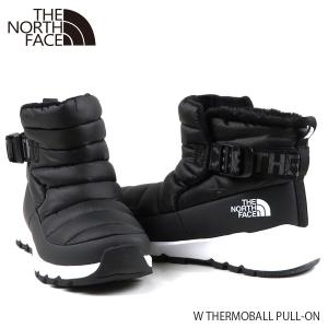 The North Face ノースフェイス W THERMOBALL PULL-ON サーモボールプルオンブーツ 防水 撥水 防寒 ブーツ メンズ NF0A4O8U KY4　BLACK