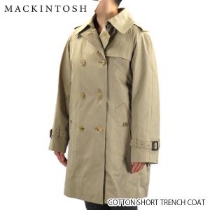 MACKINTOSH マッキントッシュ COTTON SHORT TRENCH COAT コットン ショートトレンチコート アウター レディース Ladies LM-1012FD MUIE｜lag-onlinestore