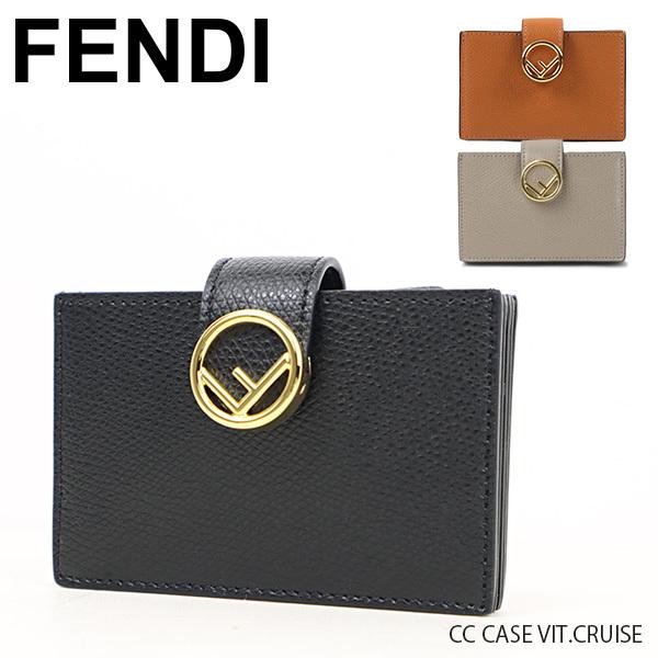FENDI CC CASE VIT.CRUISE エフイズフェンディ アコーディオン型 レザー カー...