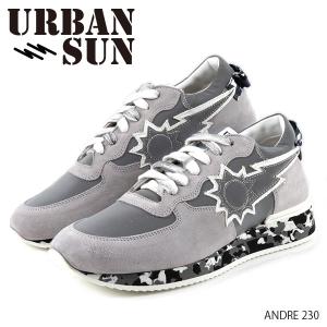 【LaGアウトレット】URBAN SUN アーバンサン ANDRE 230 R.Grigio アンドレ ローカット 迷彩 カモフラージュ リフレクター メンズ