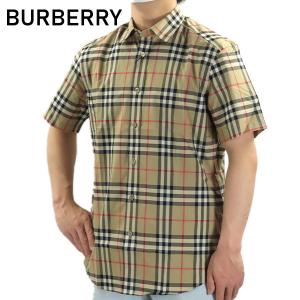Burberry チェック 半袖シャツ シャツ トップス メンズ 【10％OFF】