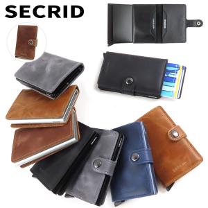 SECRID セクリッド Mini Wallet VINTAGE スリム ウォレット ヴィンテージ カードケース クレジットカードケース スキミング防止 ユニセックス