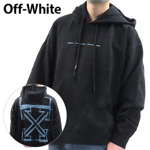 Off White オフホワイト MARKER SKATE HOODIE OMBB085F21FLE018 スウェットパーカー フーディー トレーナー ブラック ロゴ メンズ Black Multicolor/1084｜lag-onlinestore