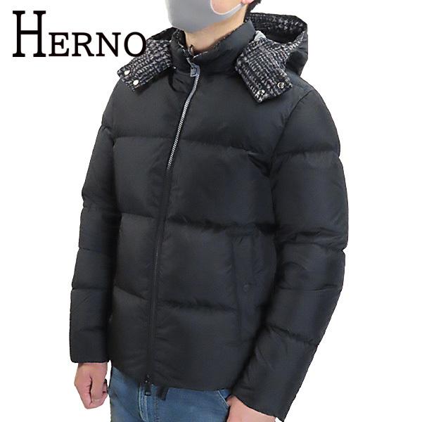 HERNO PI0772U12004 9389 フーデッド パファー ダウンジャケット メンズ ヘル...