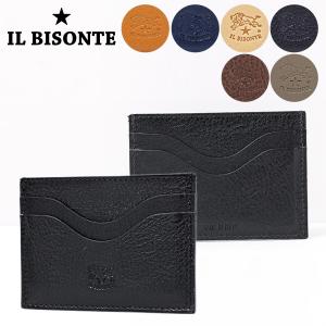 【ネコポス配送：1点まで】IL BISONTE イルビゾンテ CARD CASE SCC050 PVX005 カードケース