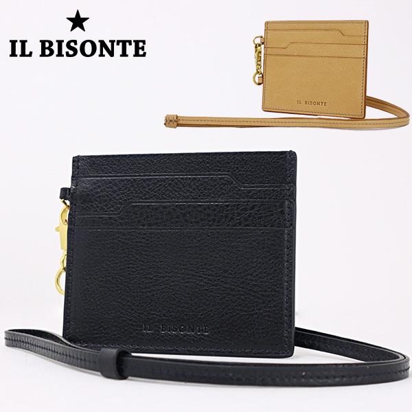 IL BISONTE イルビゾンテ CARD CASE SCC097 PVX001 カードケース ネ...