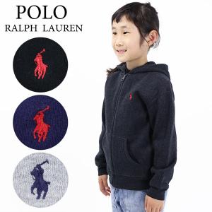 POLO RALPH LAUREN ポロラルフローレン FLEECE FULL ZIP HOODIE パーカー ジップアップパーカー ポニー 長袖 ロゴ キッズ 322 547626｜lag-onlinestore