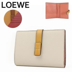 LOEWE ロエベ VERTICAL WALLET M C660S87X01 二つ折り財布 ミディアム コンパクト 折りたたみ財布 ウォレット レザー アナグラム ロゴ  レディース｜lag-onlinestore