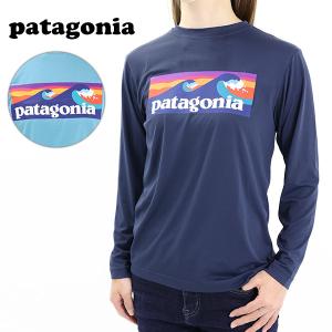 【ネコポス配送 1枚まで】Patagonia パタゴニア Boys L/S 62395 Tシャツ 長袖 ロゴ キッズ｜LaG Onlinestore