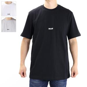 MSGM エムエスジーエム LOGO ON THE NECK T-SHIRTS ロゴ ネック