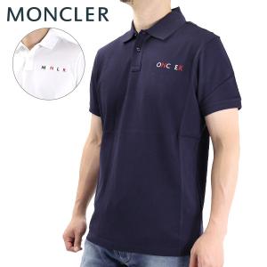 MONCLER モンクレール POLO SHIRT 8A000 24 84673 001 ポロシャツ 半袖 ロゴ トリコロールレディース