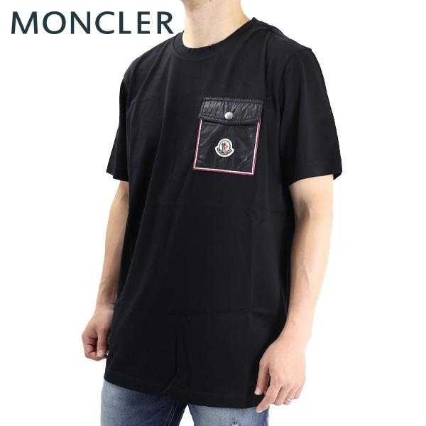 MONCLER T-SHIRT 8C000 48 8390Y 999 半袖 Tシャツ メンズ ロゴメ...