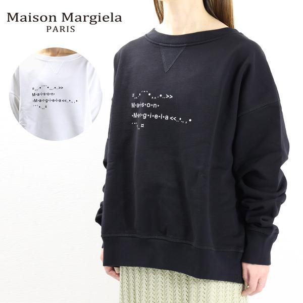 Maison Margiela メゾンマルジェラス ウェット トレーナー オーバーサイズ ロゴ フォ...
