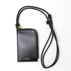 JIL SANDER ジルサンダー CARD CASE WITH STRAP ネック ウォレット レザー ユニセックス J07UI0004 P4841｜lag-onlinestore