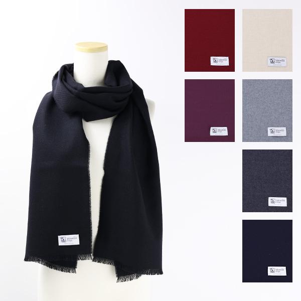 Johnstons EXTRA FINE MERINO WOOL PLAIN SCARF マフラー ...