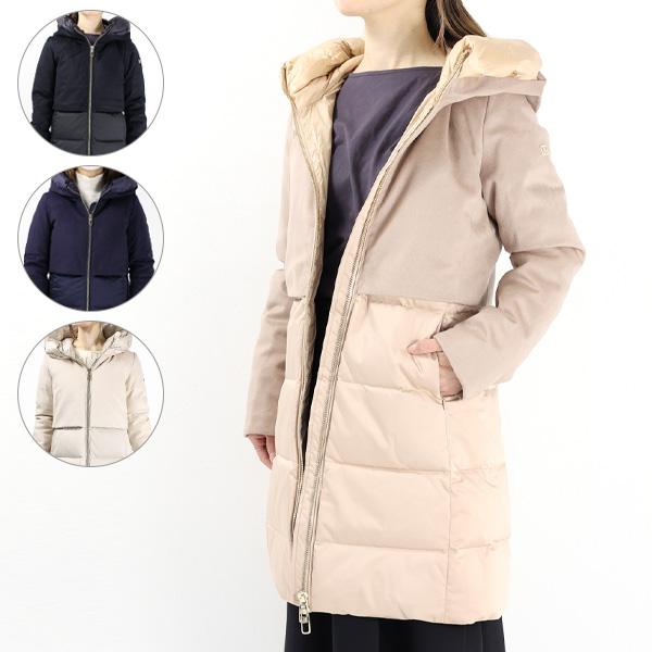 DUNO デュノ BALLON X PRATO/MEST フーデッド ダウンコート ロングダウン ア...