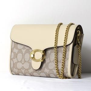COACH コーチ Tabby Chain Clutch In Signature Jacquard ショルダーバッグ チェーンウォレット レザー CA192｜lag-onlinestore