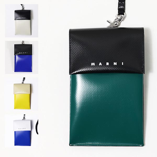 MARNI マルニ PHONE HOLDER 携帯ケース フォンケース スマホバッグ ネックポーチ ...