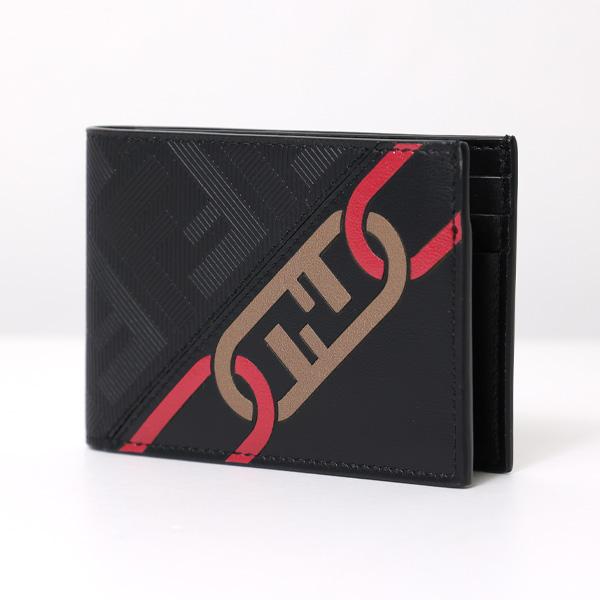 FENDI フェンディ Bi-Fold Wallet 二つ折り財布 折りたたみ財布 小銭入れなし F...