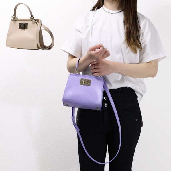 FURLA フルラ 1927 19 ミニ トップハンドル ハンドバッグ ショルダーバッグ 2way ...