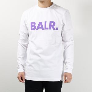 ボーラー BALR. ロゴプリント 長袖Tシャツ【BRIGHT WHITE】 B1111.1042