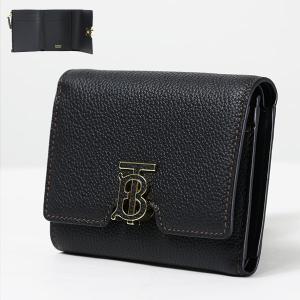 Burberry（三折り財布） Burberry 三つ折り財布 青と黒のチェック は美品 （美品