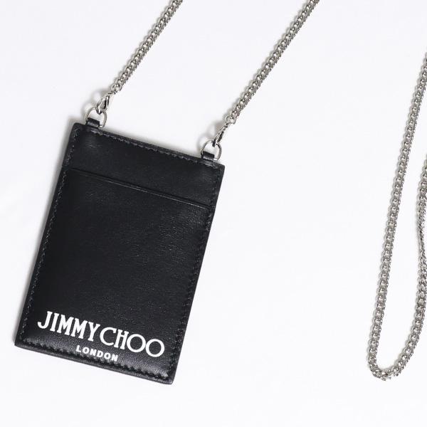 JIMMY CHOO ジミーチュウ Card Holder W/Chain カードホルダー カードケ...