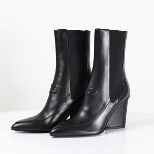 シャネル CHANEL レインブーツ 長ぐつ カメリア ブラック 表記サイズ37