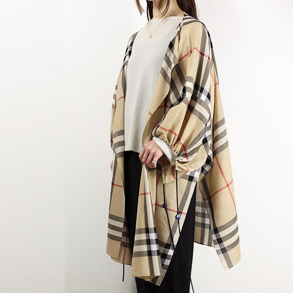 Burberry バーバリー Embroidered Cotton Cape ケープ ポンチョ アウ...