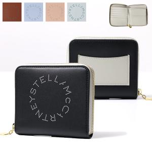 Stella McCartney ステラマッカートニー Logo Zip Mini Wallet 二つ折り財布 ラウンドファスナー バイカラー 7P0009 W8856