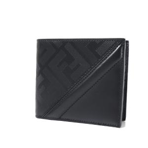 美品 FENDIマネークリップ カードケース ブラック レザー フェンディ FENDI フェンディ ブラック カードケース